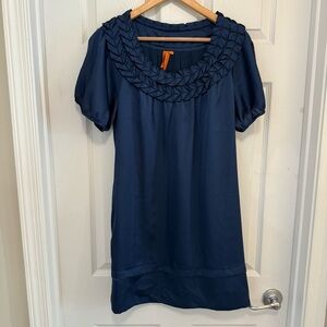 NWOT BCBGeneration Reverse Pleat Charmeuse Shift Dress